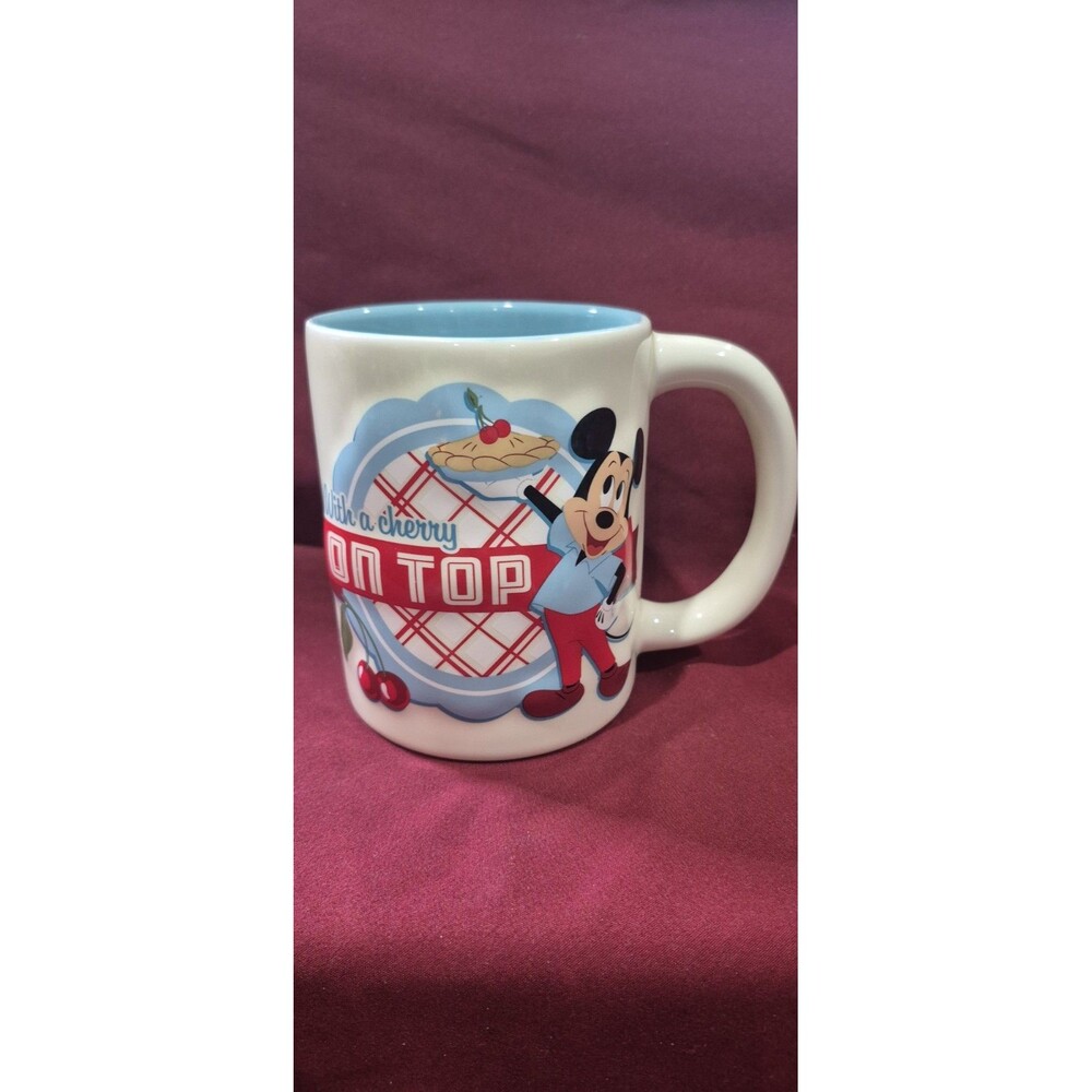 Disney's Retro Style Mickey Mouse With a Cherry on Top Mug 3D Collector Owned